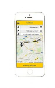 Taxi App Berlin: Taxi EU Route