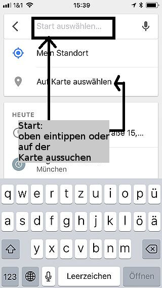 Handy-Navigation: Routing, Google 6